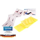TheraBand Original Fitnessband – 2,5m Resistance Band für Ganzkörpertraining, Kraft & Flexibilität – Ideal für Physiotherapie, Fitness & Sport (Gelb)