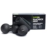 BLACKROLL® BLACKBOX MINI, Faszienrollen-Set für die Selbstmassage, BLACKROLL® Set: BLACKROLL®, MINI, BALL 08 und DUOBALL 08, Fitness-Massagegeräte für effektives Training, Made in Germany, Schwarz