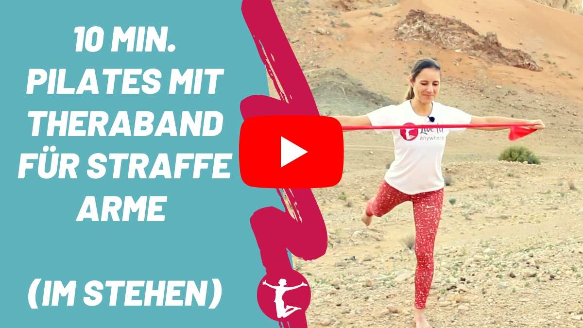 Livefit Anywhere Pilates Mit Dem Theraband Fur Die Arme
