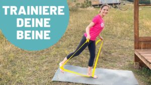 Theraband Beintraining mit Pilates